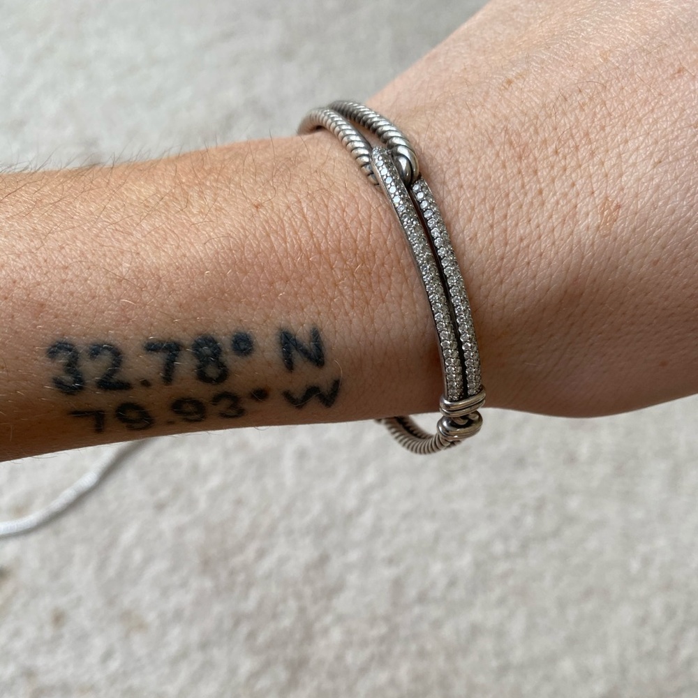 David Yurman diamond braclet